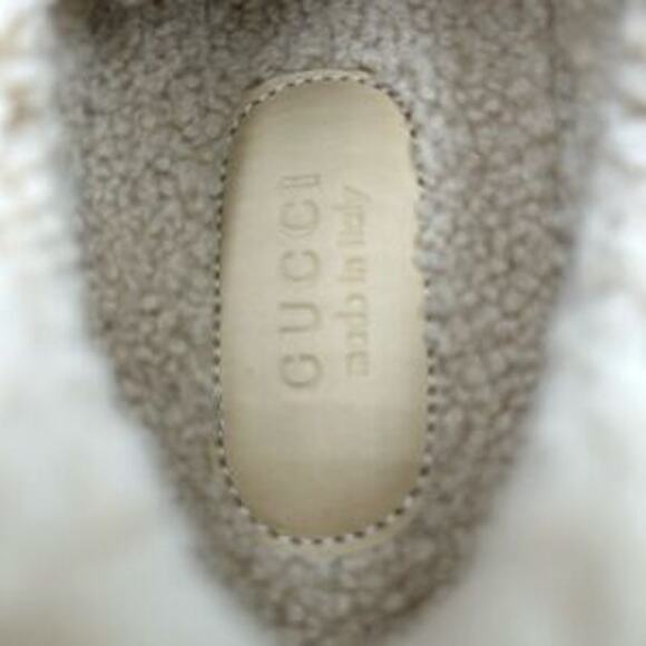Women's Gucci ace GG suede sneakers with shearling lining size 39 made in Italy - Picture 5 of 11